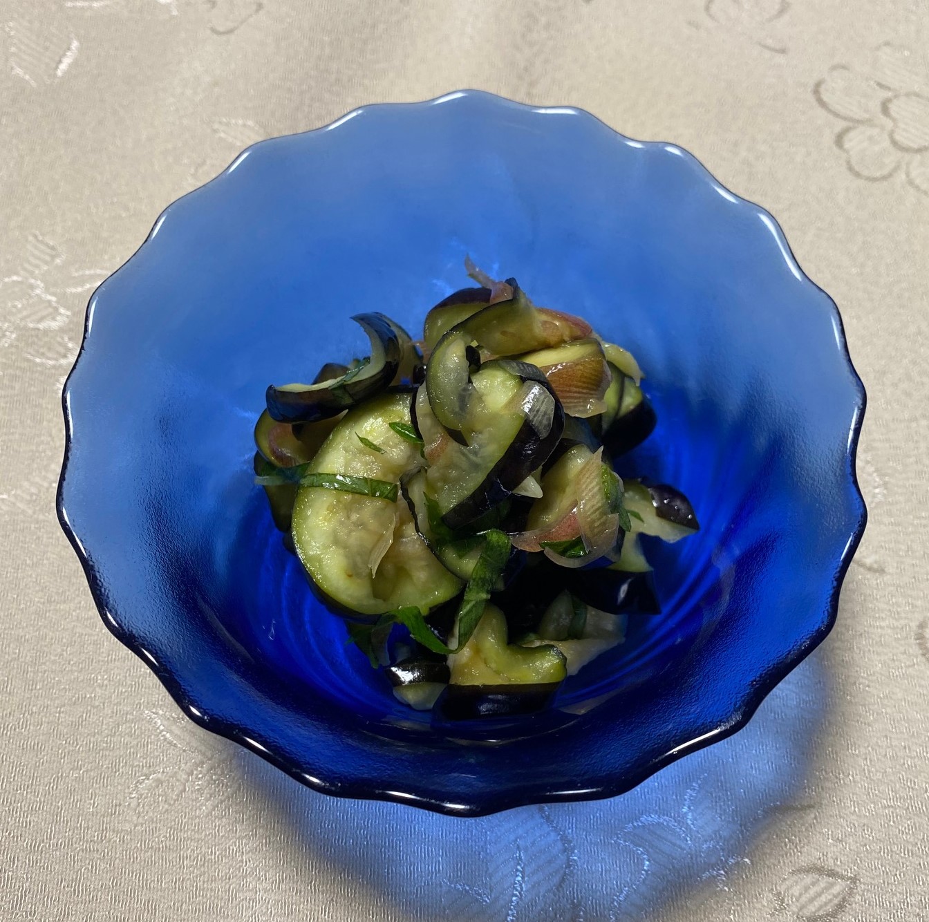 なすとみょうがの酢の物