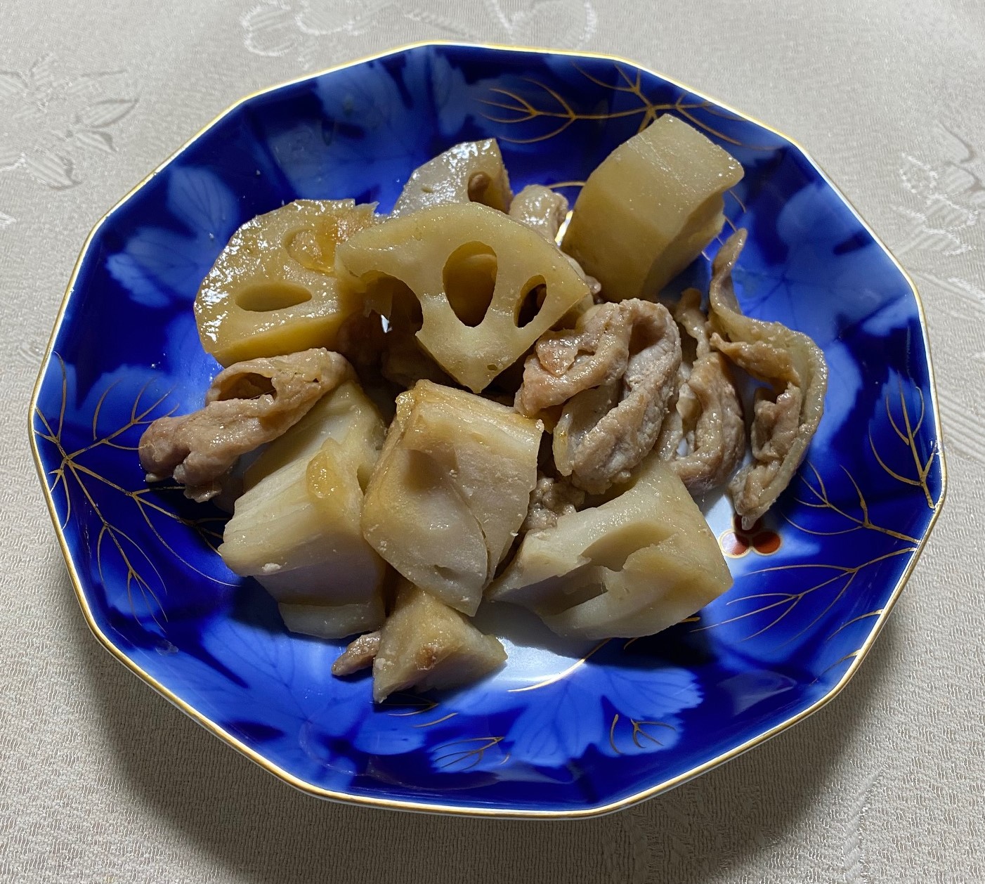 豚肉とれんこんの炒め煮