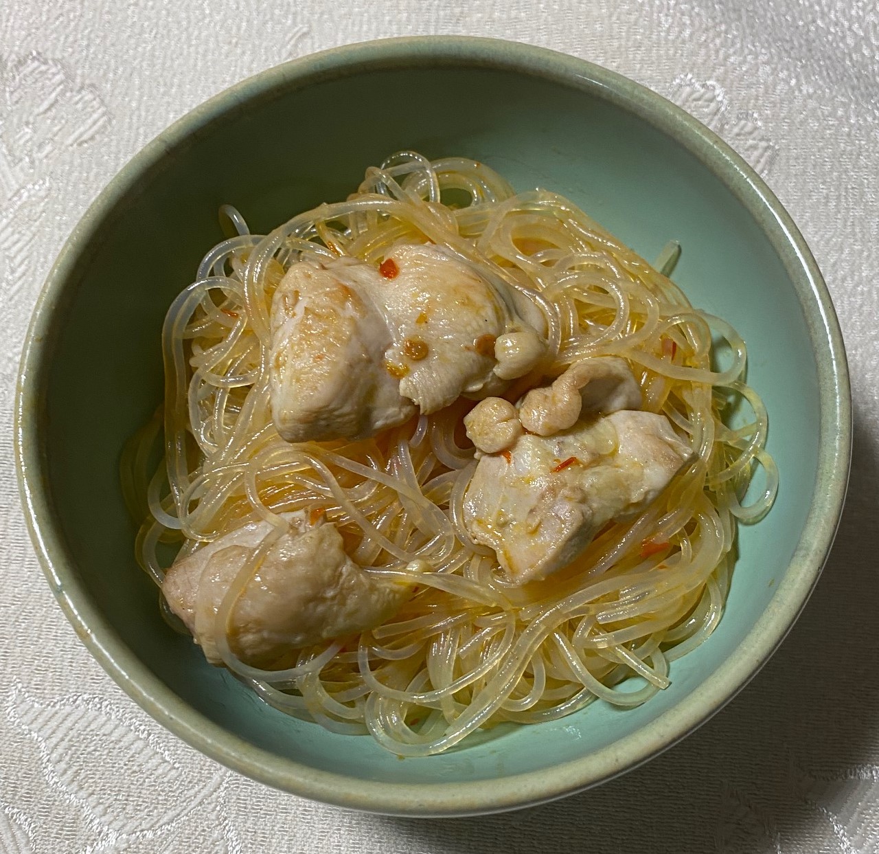 春雨と鶏肉のチャプチェ風