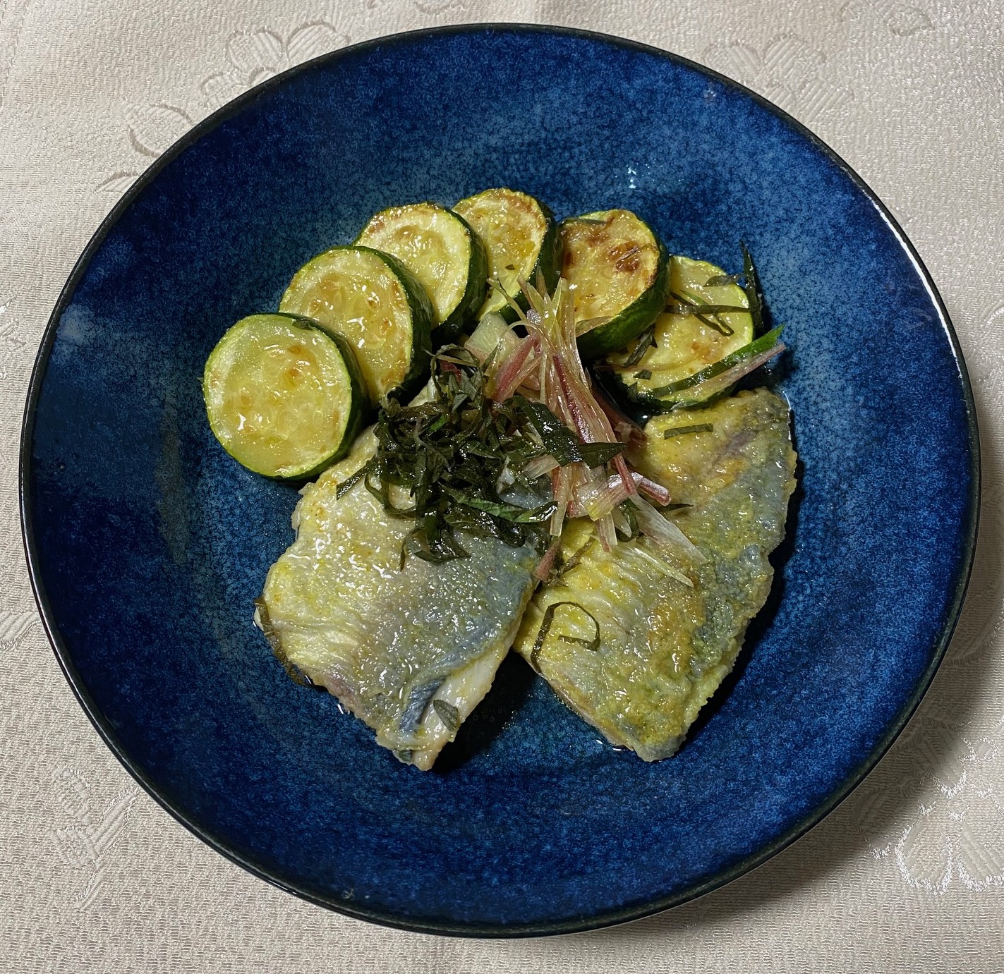 あじの和風スパイスマリネ